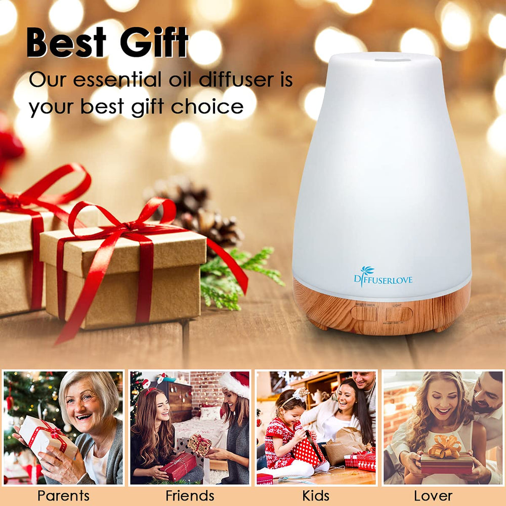 Diffuser acting as a night light with LED colors