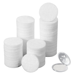 White diffuser refill pads, 50pcs, 1 inch round, essential oil pads for diffusers