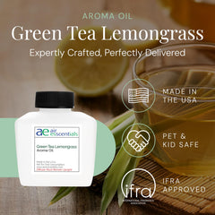 Ultrasonic and cold-air diffuser setup with aroma oil