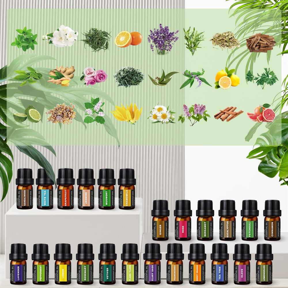 Diffuser releasing aroma with essential oils