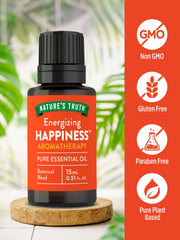 Diffuser emitting aroma with Happiness Essential Oil