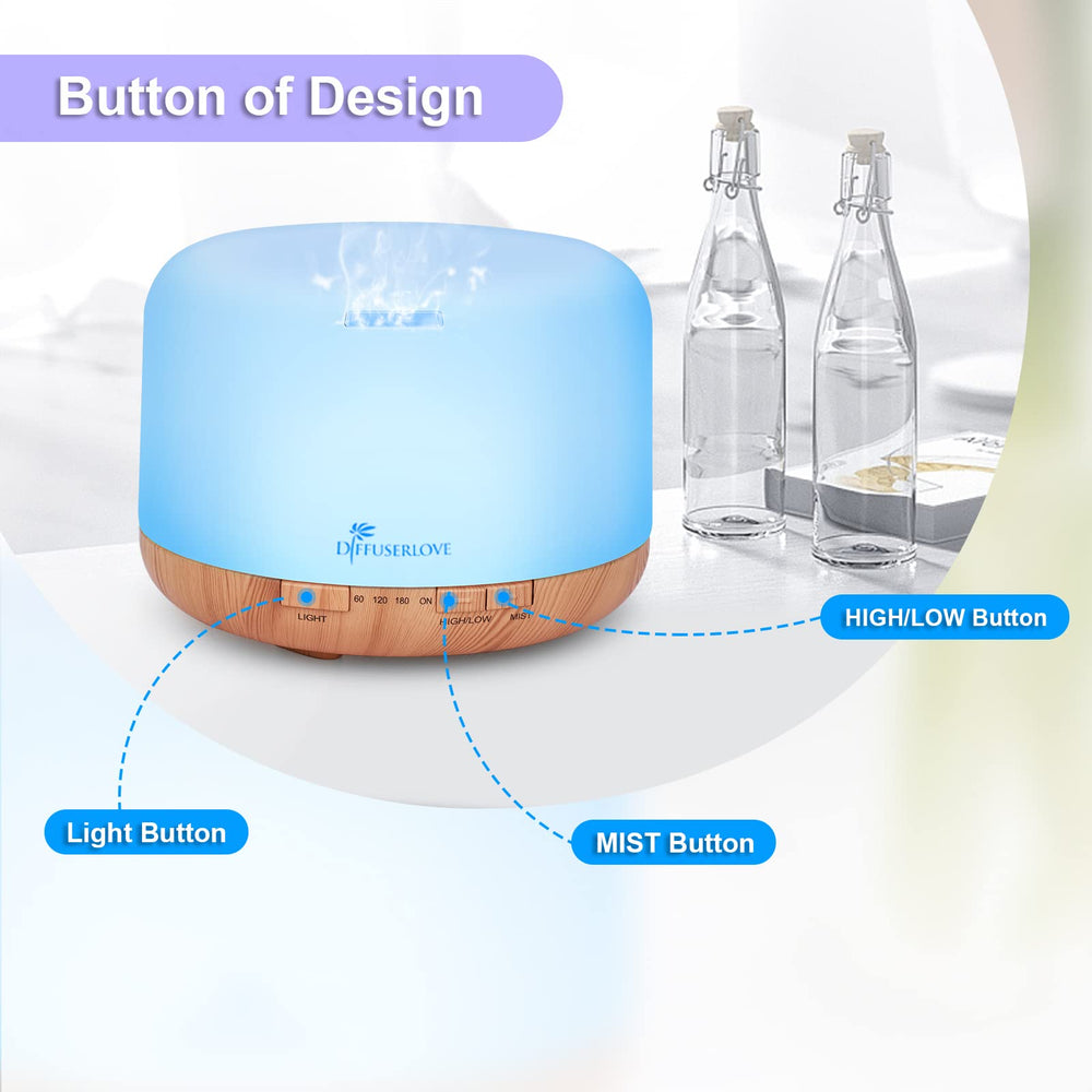 Quiet operation and low-noise diffuser