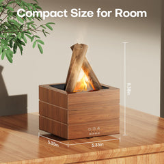 Diffuserlove Bonfire diffuser side-lit view highlighting ambient lighting.