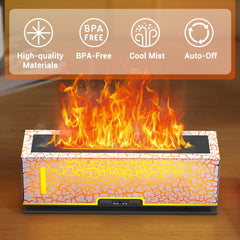 Low-noise operation and misting from the diffuser