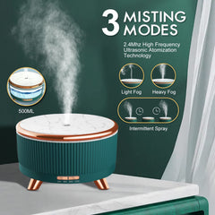 Ultrasonic quiet operation diffuser