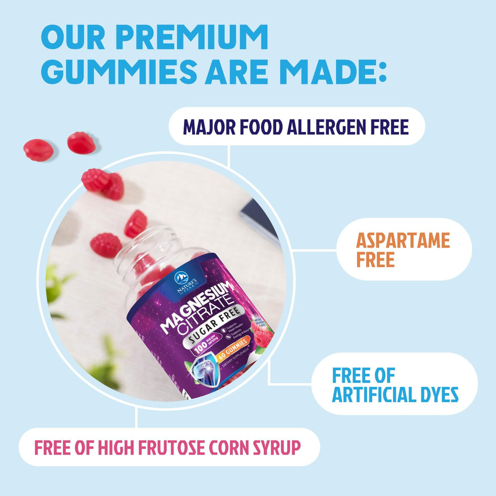 Digestive-friendly magnesium citrate gummies