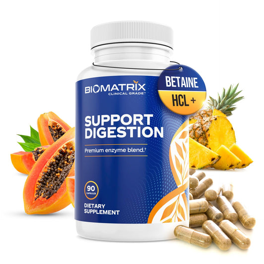 Bottle of Digestive Enzymes Supplement (90 capsules)
