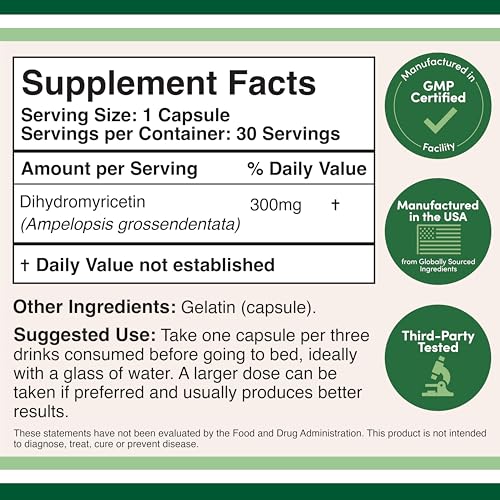 DHM liver support capsules close-up