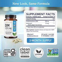 DIM 200 mg for hormonal acne and PMS support