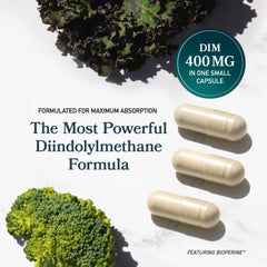 Three-month supply DIM 400mg bottle