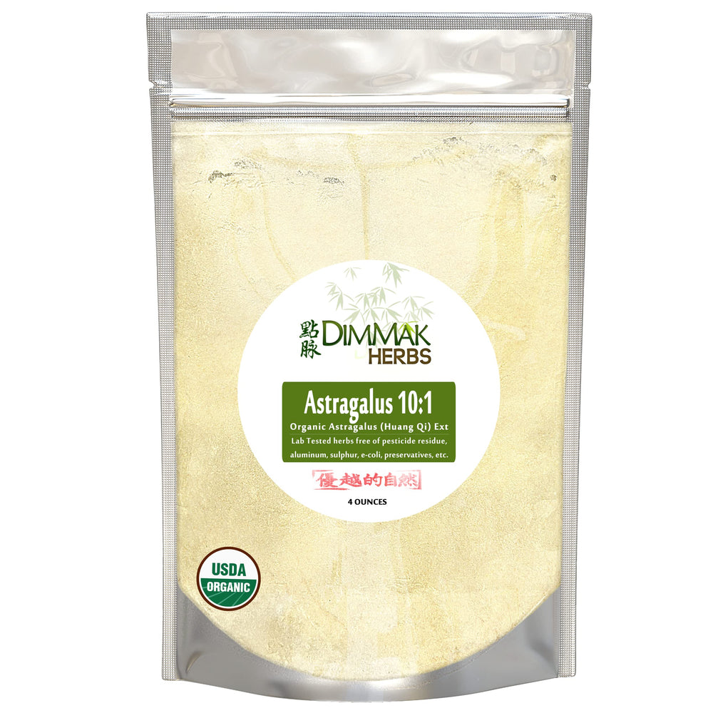 Dimmak Herbs Organic Astragalus 10:1 extract powder jar
