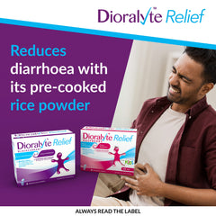 Glass of prepared Dioralyte rehydration solution