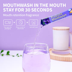 Box packaging of DISAAR BEAUTY mouthwash Blueberry