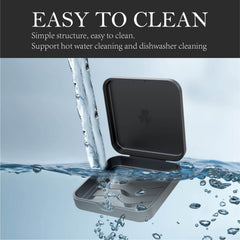 Dishwasher-safe orthodontic case made of PC material