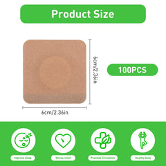 Disposable castor oil pack wraps for self-adhesive use