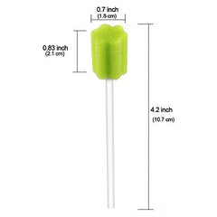 Paper rod handle of disposable oral care swab