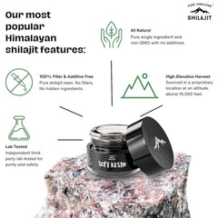 Dissolving shilajit resin in warm water