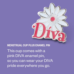 DIVA Cup Model 2 postpartum use demonstrates comfort for wide canals.
