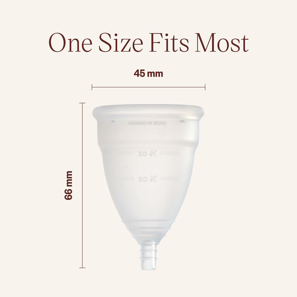 DivaCup Model 2 plastic-free and dye-free design supports eco-friendly use.