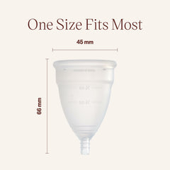 DivaCup Model 2 plastic-free and dye-free design supports eco-friendly use.