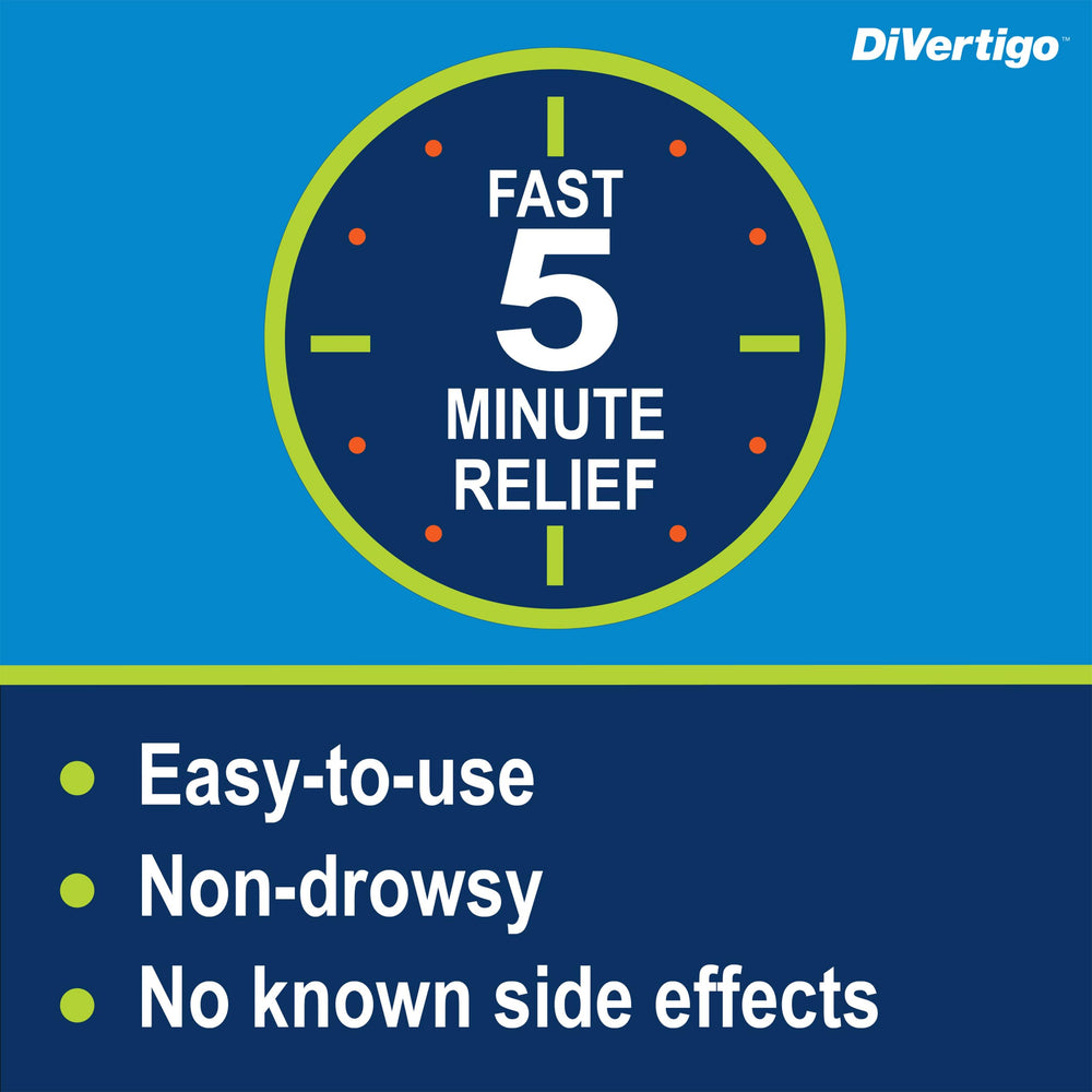 DiVertigo drops applied behind the ear for fast, discreet relief.