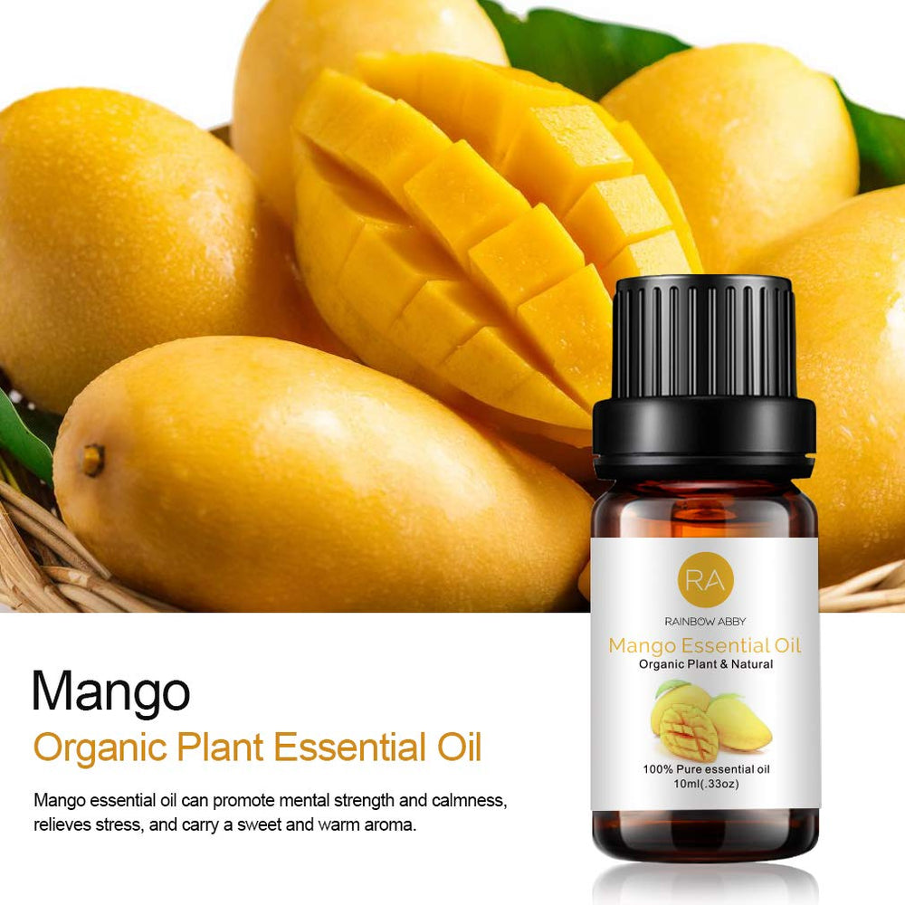 DIY candle fragrance using mango essential oil