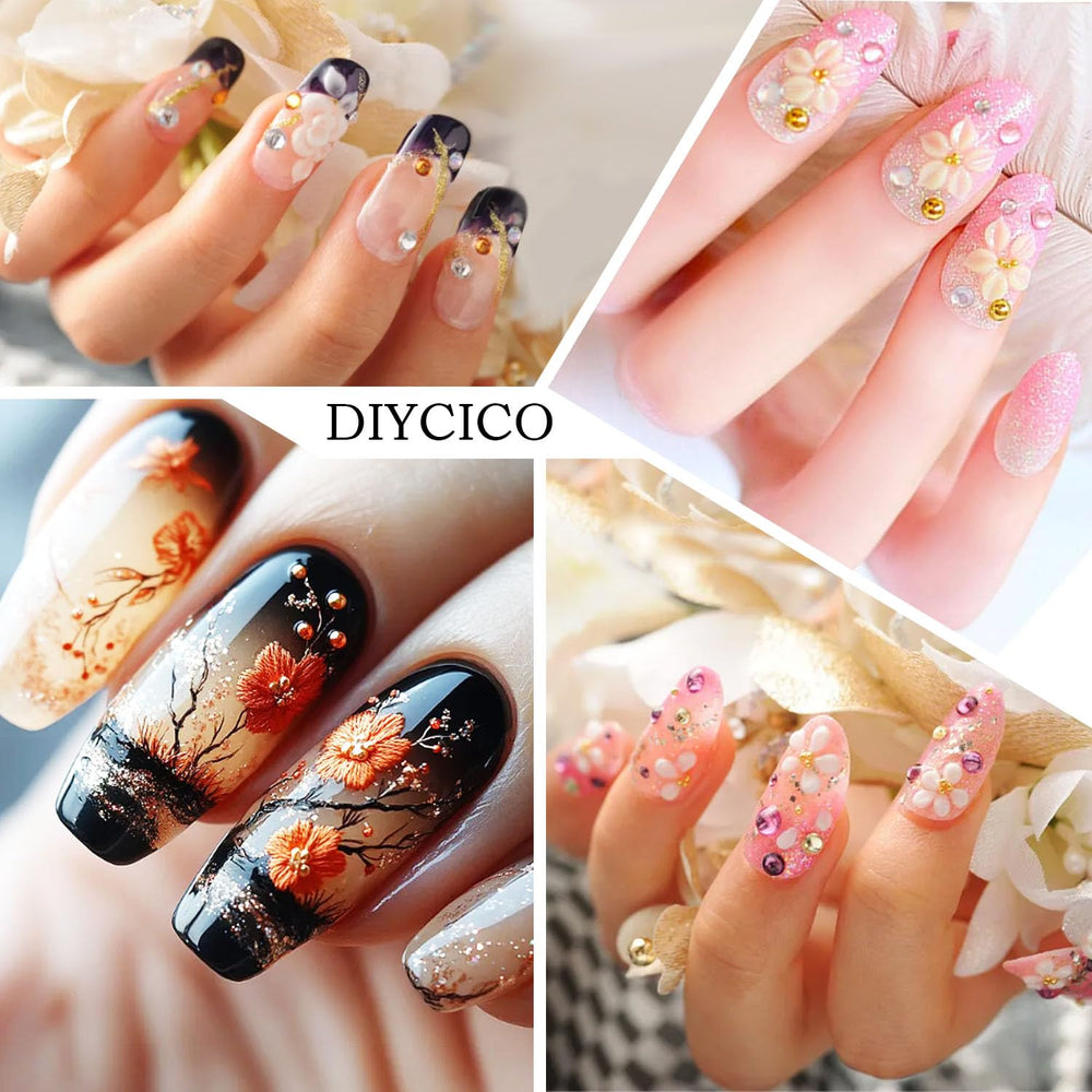 DIYCICO nail art kit easy-cleaning feature supports quick maintenance.