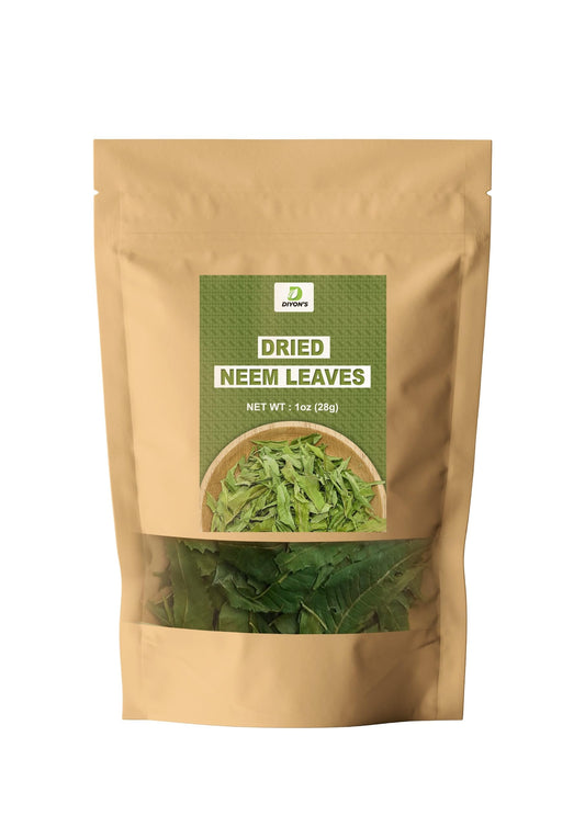 Front view of Diyon's Neem Leaves 1 oz (28 g) in packaging