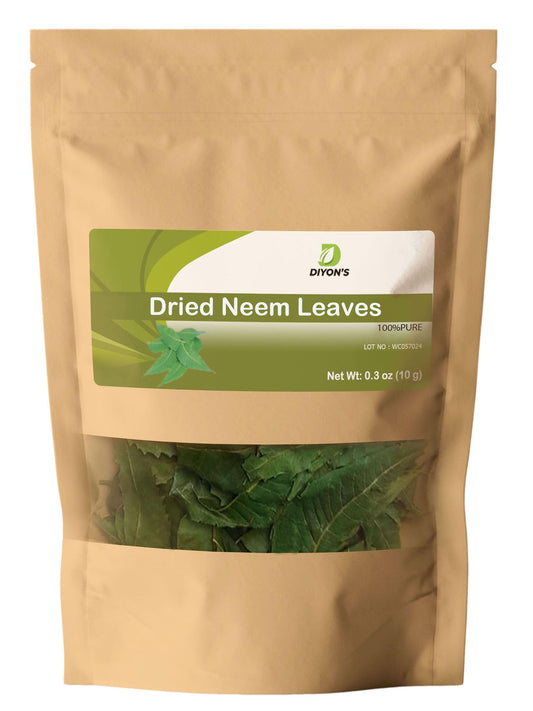 Diyon's neem leaves 0.3 oz pouch front view