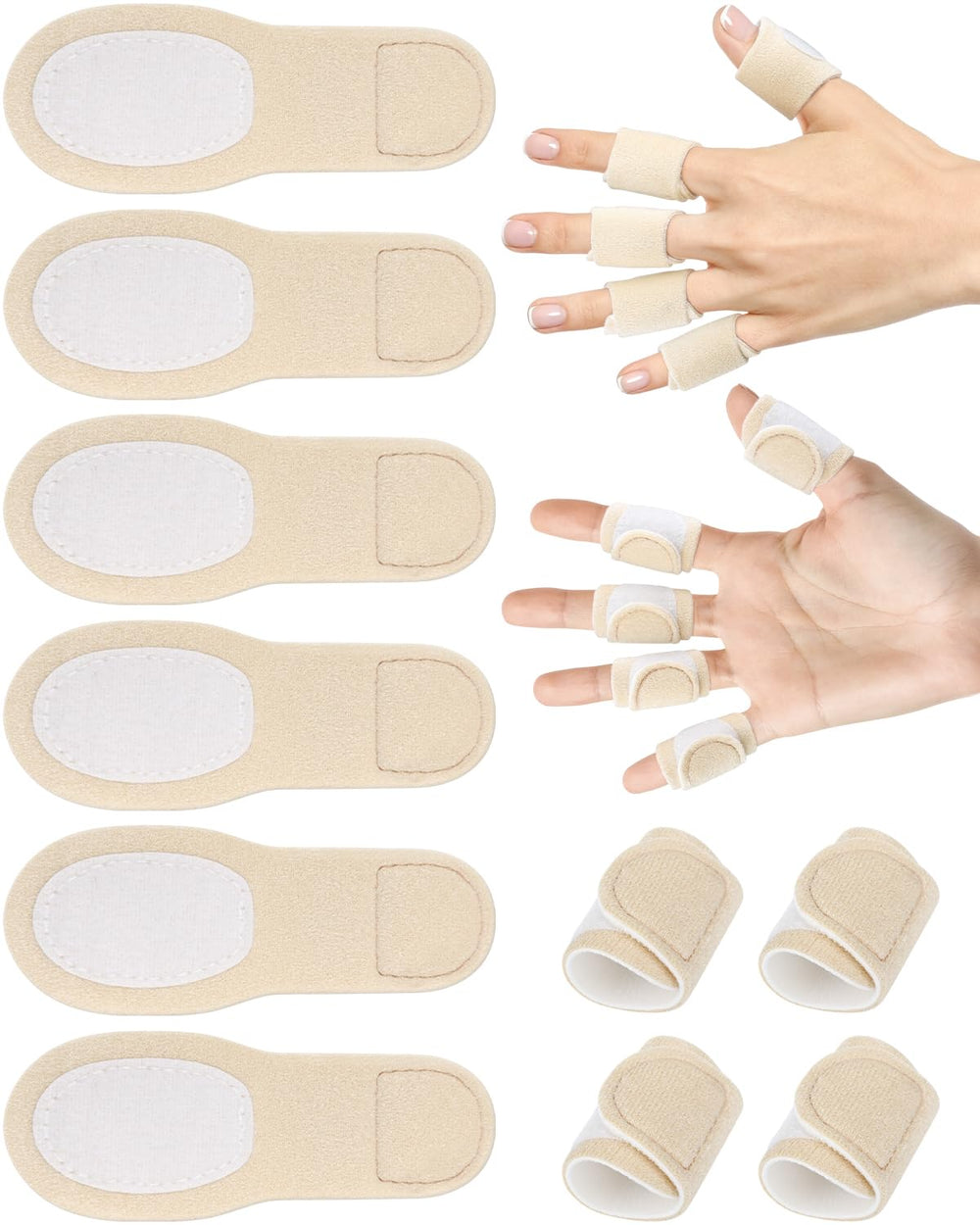 DLMDLM Castor Oil Pack Wrap for Fingers - soft organic cotton material