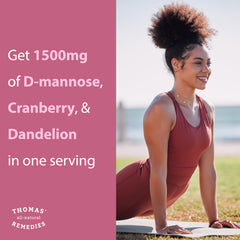 Vegan, Non-GMO D-Mannose with Cranberry and Dandelion