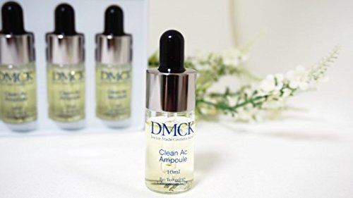 Ampoule bottle with dropper on white background