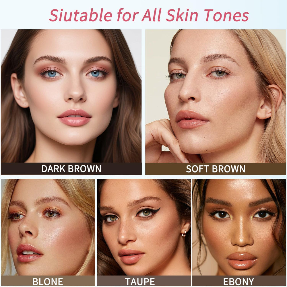 Dmktu Eyebrow Stamp for precise application and defined brows all day.