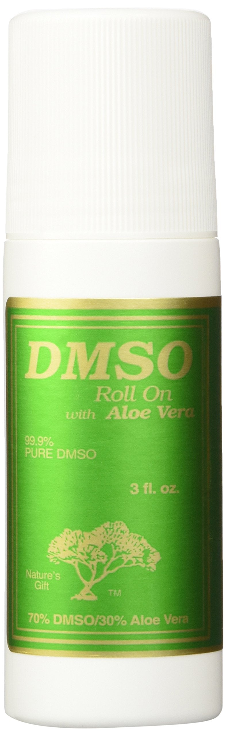 DMSO Roll-On Aloe Plast 70/30 3 oz bottle - front view