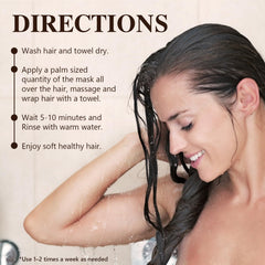 Dmsky shea butter oil shot for silky, manageable hair