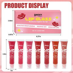 Dmsky Versatile Lip Gloss Collection complements any outfit or occasion with high shine.