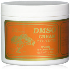 DMSO Rose Scented Cream bottle highlights a premium topical option for daily comfort.