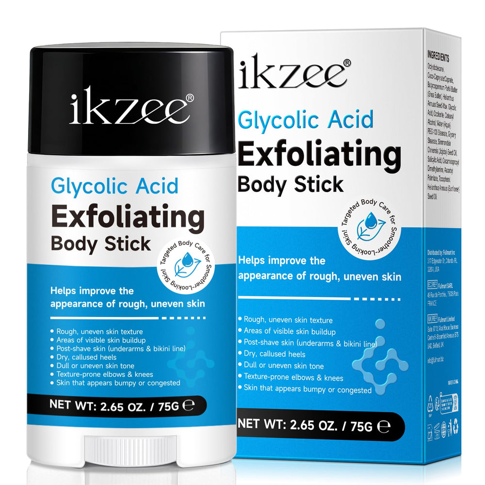 DNQYWODQ 7% glycolic body stick in action smoothing skin texture and KP