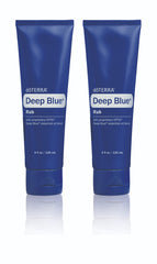 Front view of doTERRA Deep Blue Rub 4 oz 2-pack