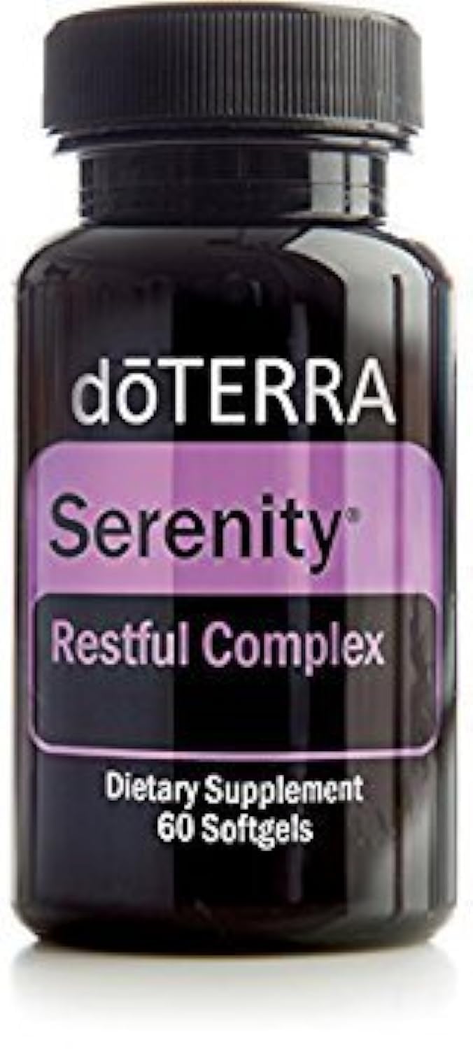 Bottle of doTERRA Serenity Softgels - 60 softgels