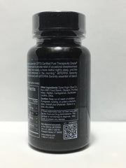 Lavender imagery with Serenity Softgels capsules