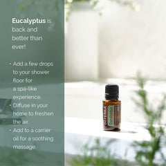 Packaging for doTERRA Eucalyptus Radiata Essential Oil 15 mL
