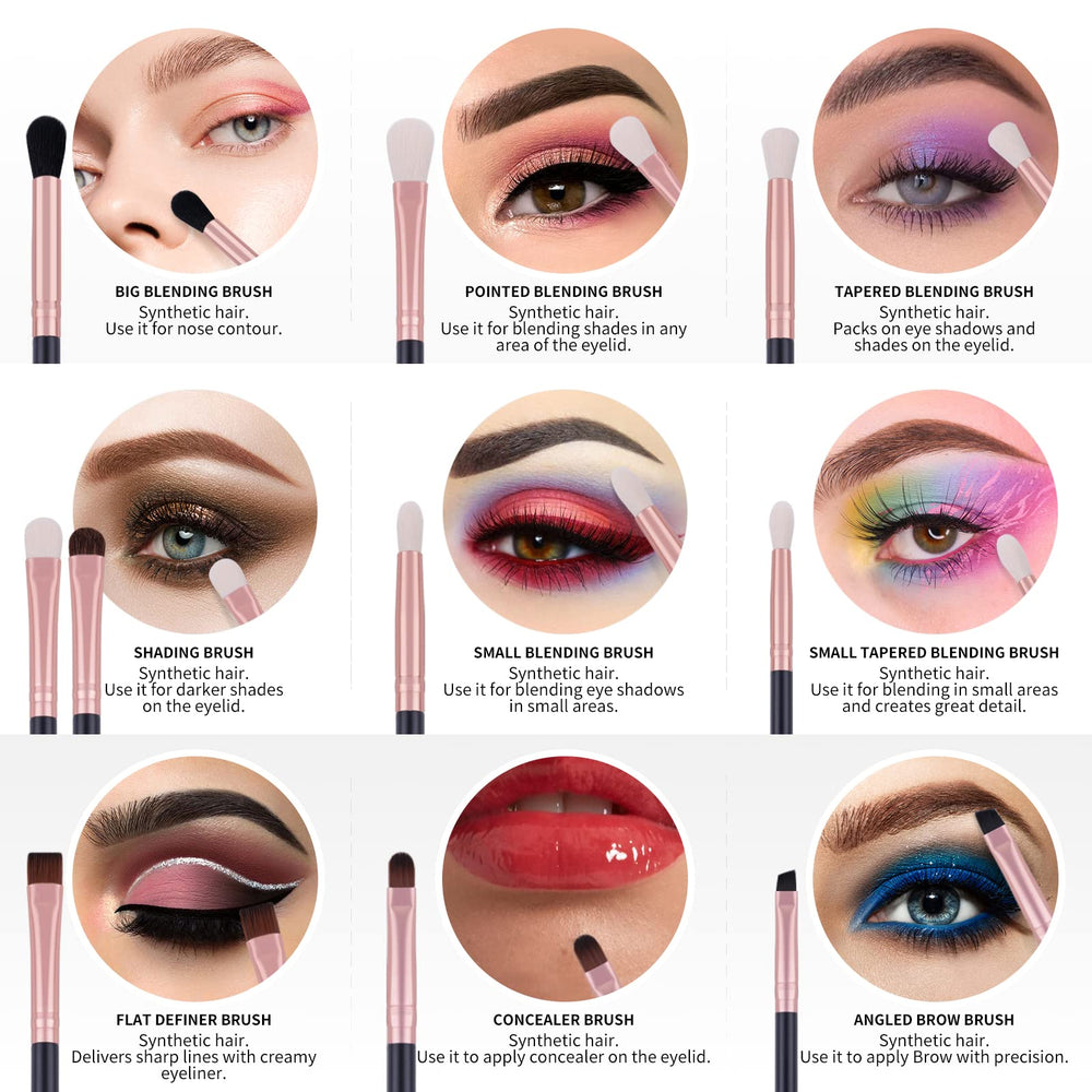 Docolor eyebrow brush for shaping and grooming brows