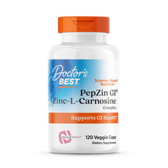 Doctor's Best PepZin GI bottle on a white background