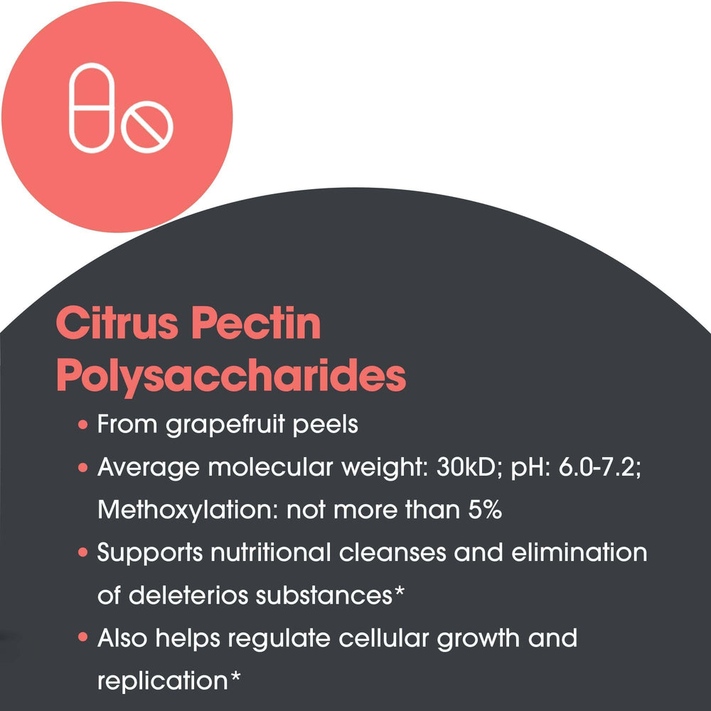 Doctor-developed hypoallergenic citrus pectin supplement