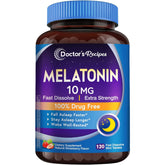 Doctor’s Recipes Melatonin 10 mg fast-dissolve box and bottle