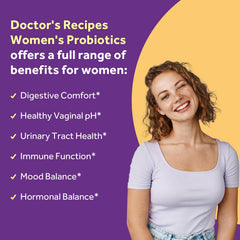 Vaginal health support through women's probiotics