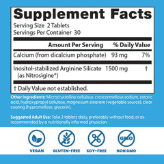 Arginine complex supporting cardiovascular health concept