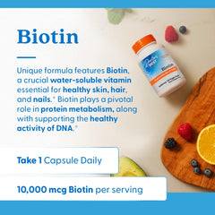 Doctor's Best Biotin 10,000 mcg dosage information