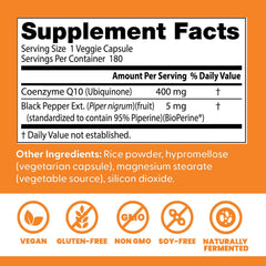 Non-GMO, gluten-free, soy-free vegan supplement packaging